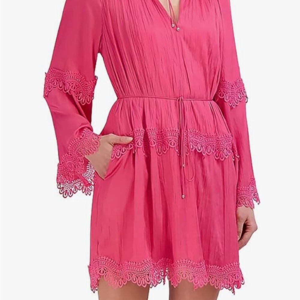 BCBG Lace Trim dress
